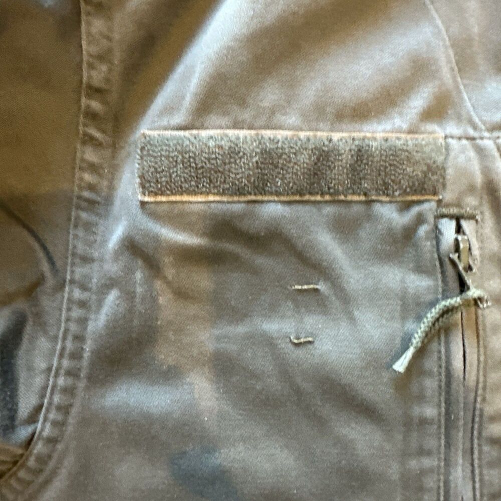 VINTAGE ARMY MILITARY Green COAT JACKET MENS 96 M 7080/9000 WAREIN LILLE 1988 - Picture 8 of 16